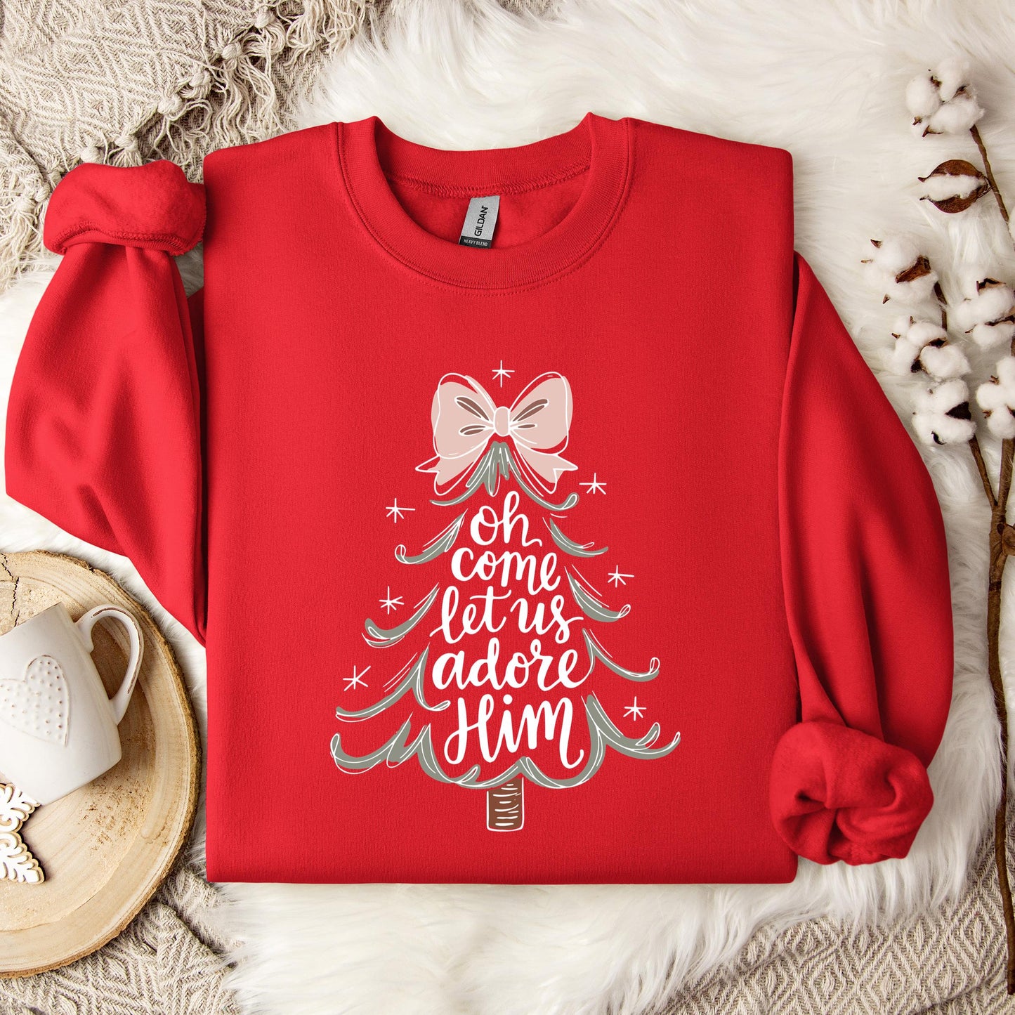 Oh Come Let Us Adore Him 03 Sweatshirt