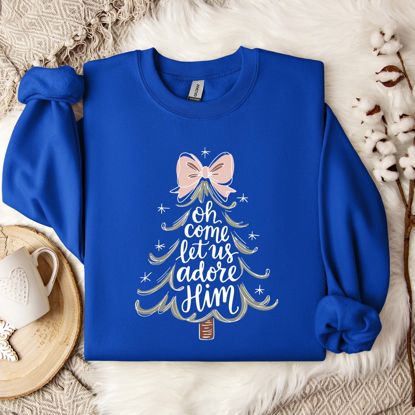 Oh Come Let Us Adore Him 03 Sweatshirt