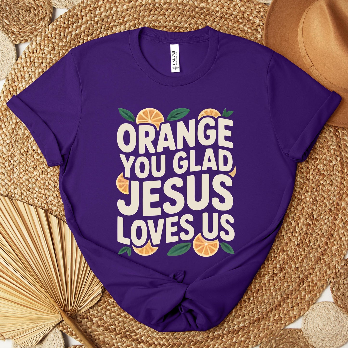 Orange You Glad Jesus Loves Us Premium T-shirt