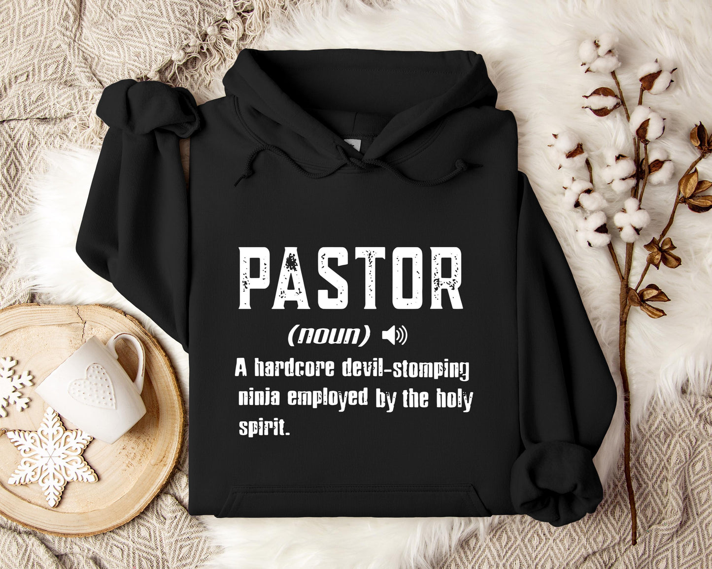 Pastor A Hardcore- Stomping Ninja Employed By The Holy Spirit Hoodie
