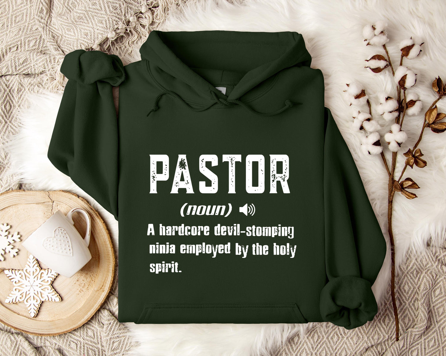 Pastor A Hardcore- Stomping Ninja Employed By The Holy Spirit Hoodie