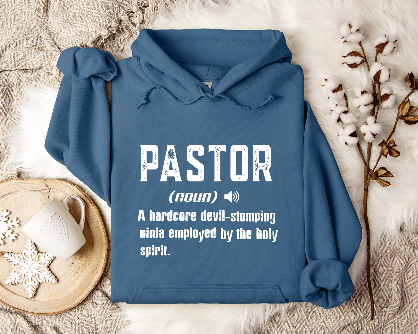Pastor A Hardcore- Stomping Ninja Employed By The Holy Spirit Hoodie