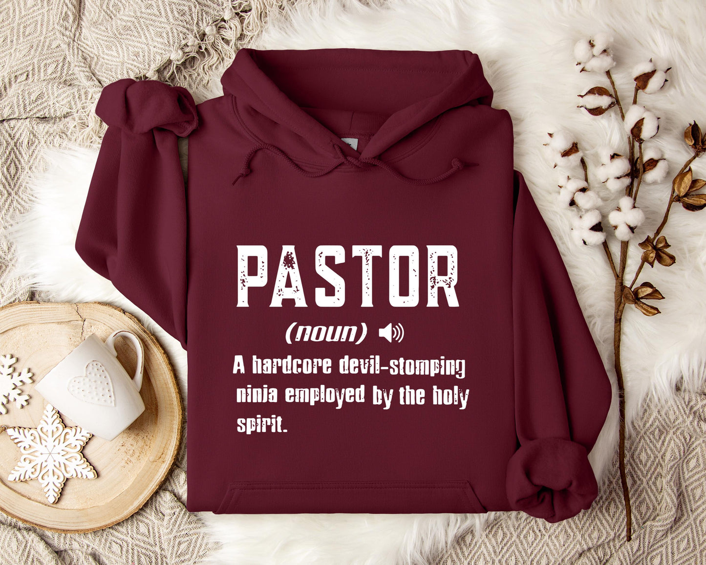 Pastor A Hardcore- Stomping Ninja Employed By The Holy Spirit Hoodie