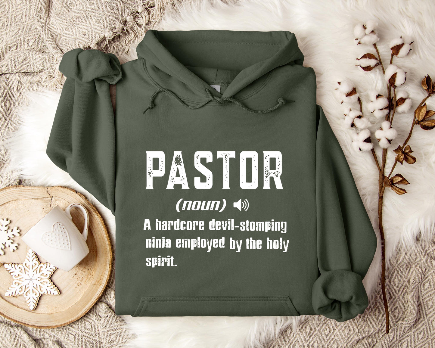 Pastor A Hardcore- Stomping Ninja Employed By The Holy Spirit Hoodie
