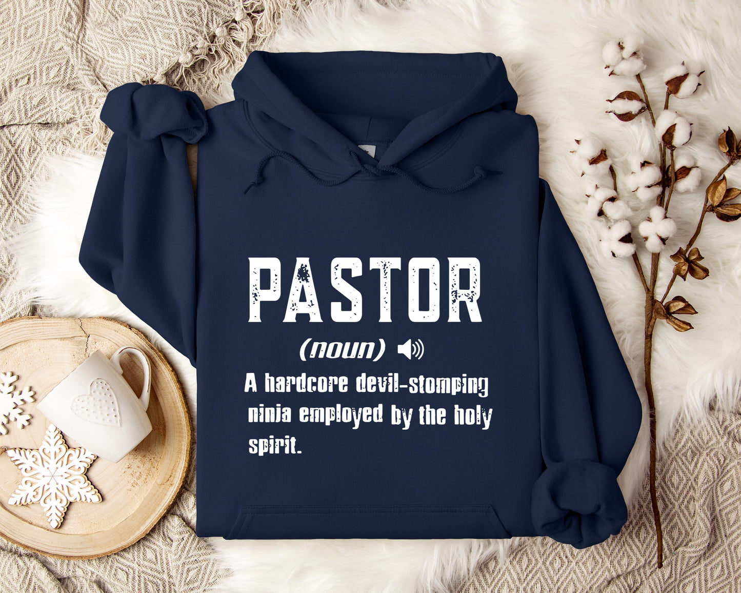 Pastor A Hardcore- Stomping Ninja Employed By The Holy Spirit Hoodie