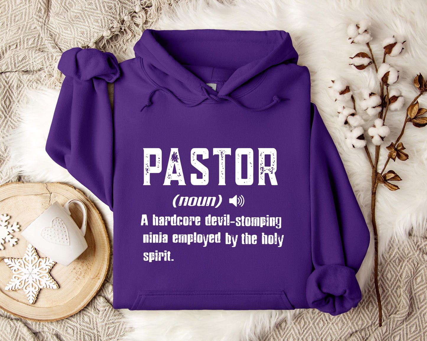 Pastor A Hardcore- Stomping Ninja Employed By The Holy Spirit Hoodie