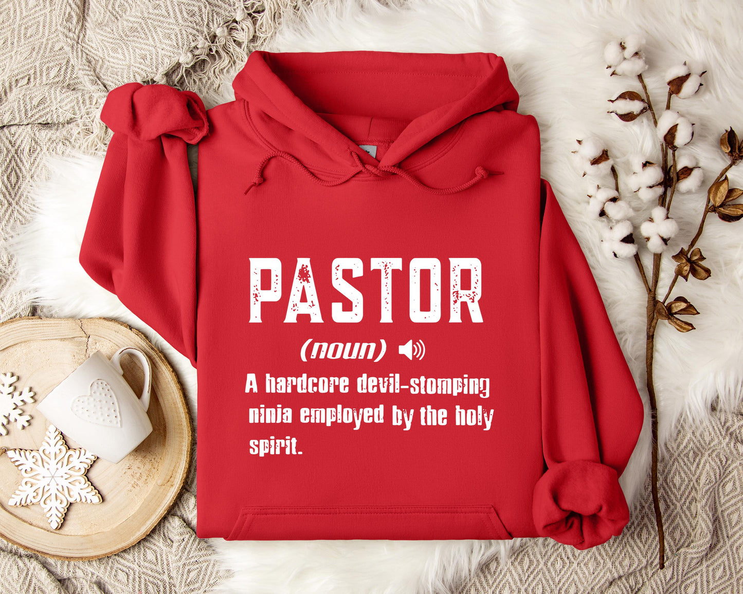 Pastor A Hardcore- Stomping Ninja Employed By The Holy Spirit Hoodie