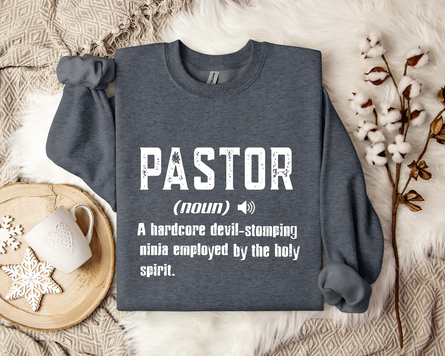 Pastor A Hardcore- Stomping Ninja Employed By The Holy Spirit Sweatshirt