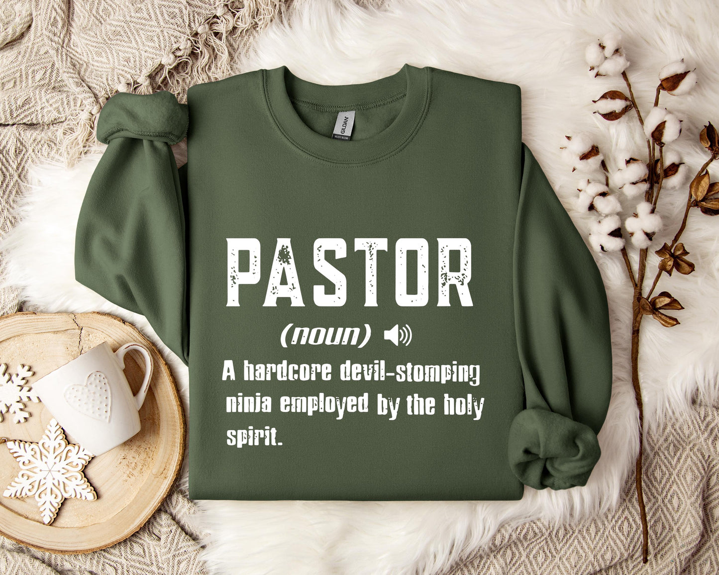 Pastor A Hardcore- Stomping Ninja Employed By The Holy Spirit Sweatshirt