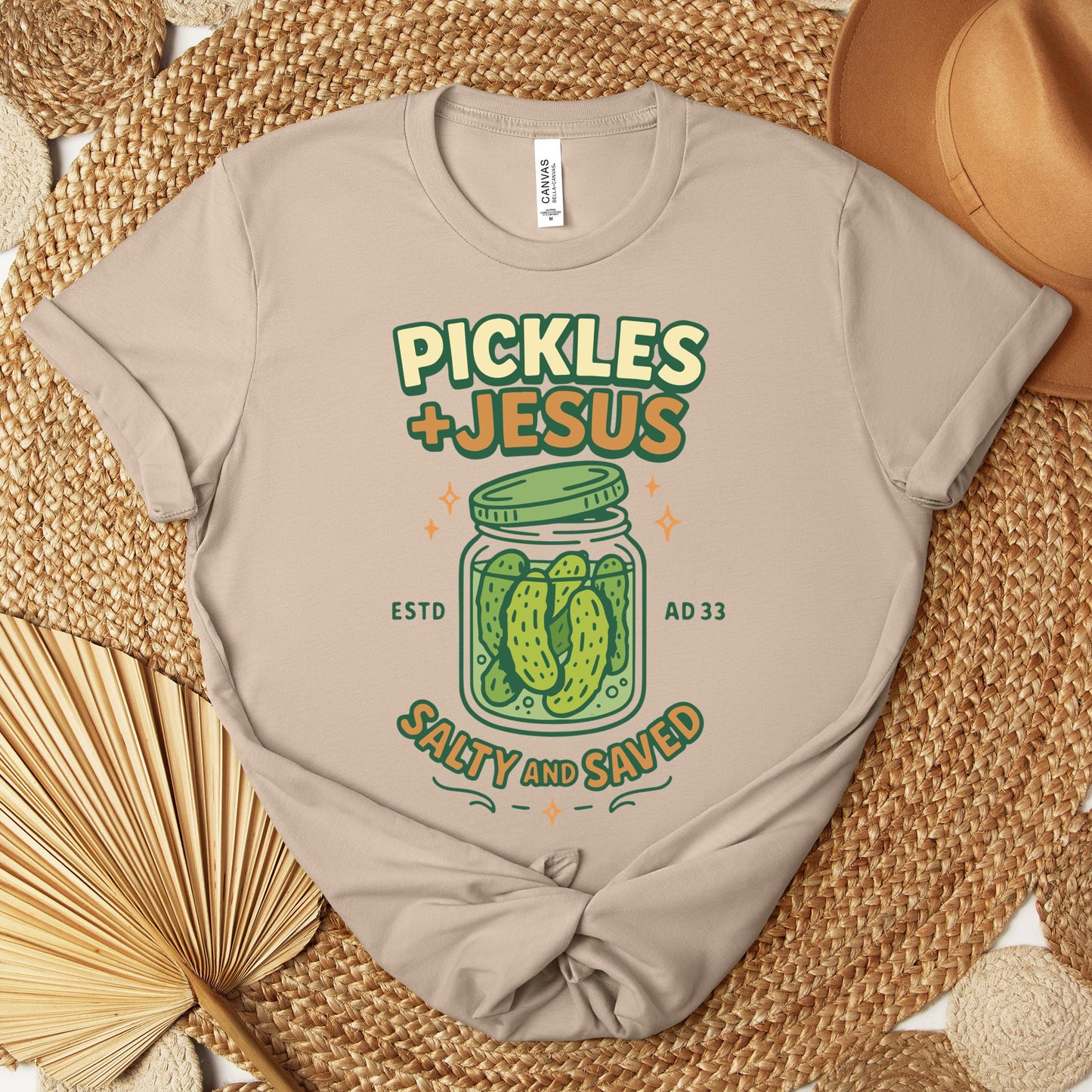 Pickles Jesus Salty And Saved Premium