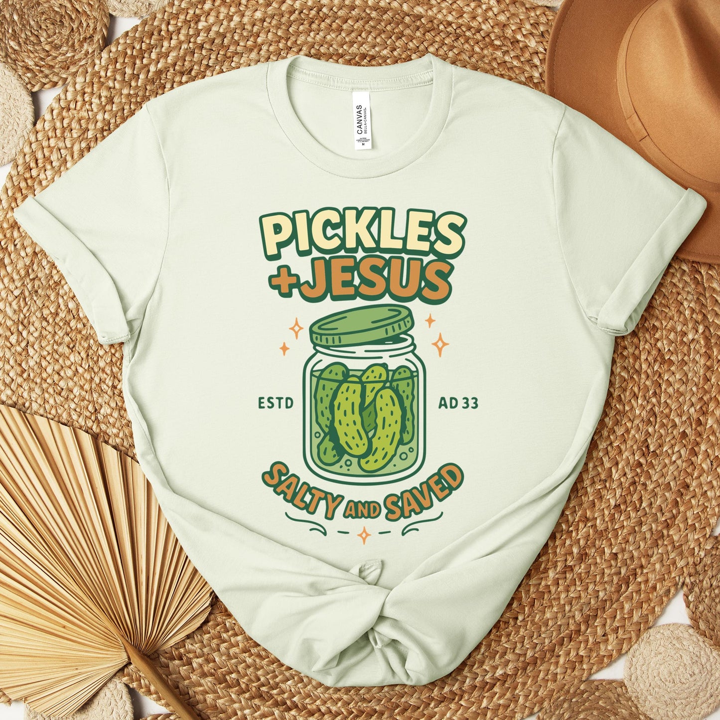 Pickles Jesus Salty And Saved Premium