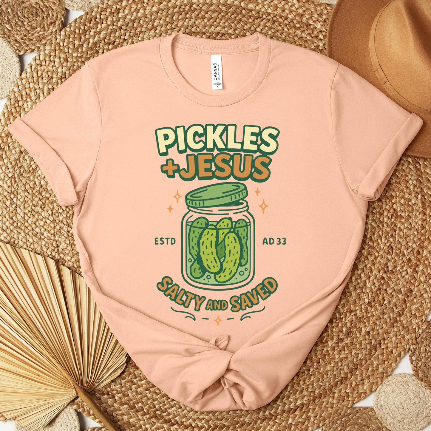 Pickles Jesus Salty And Saved Premium