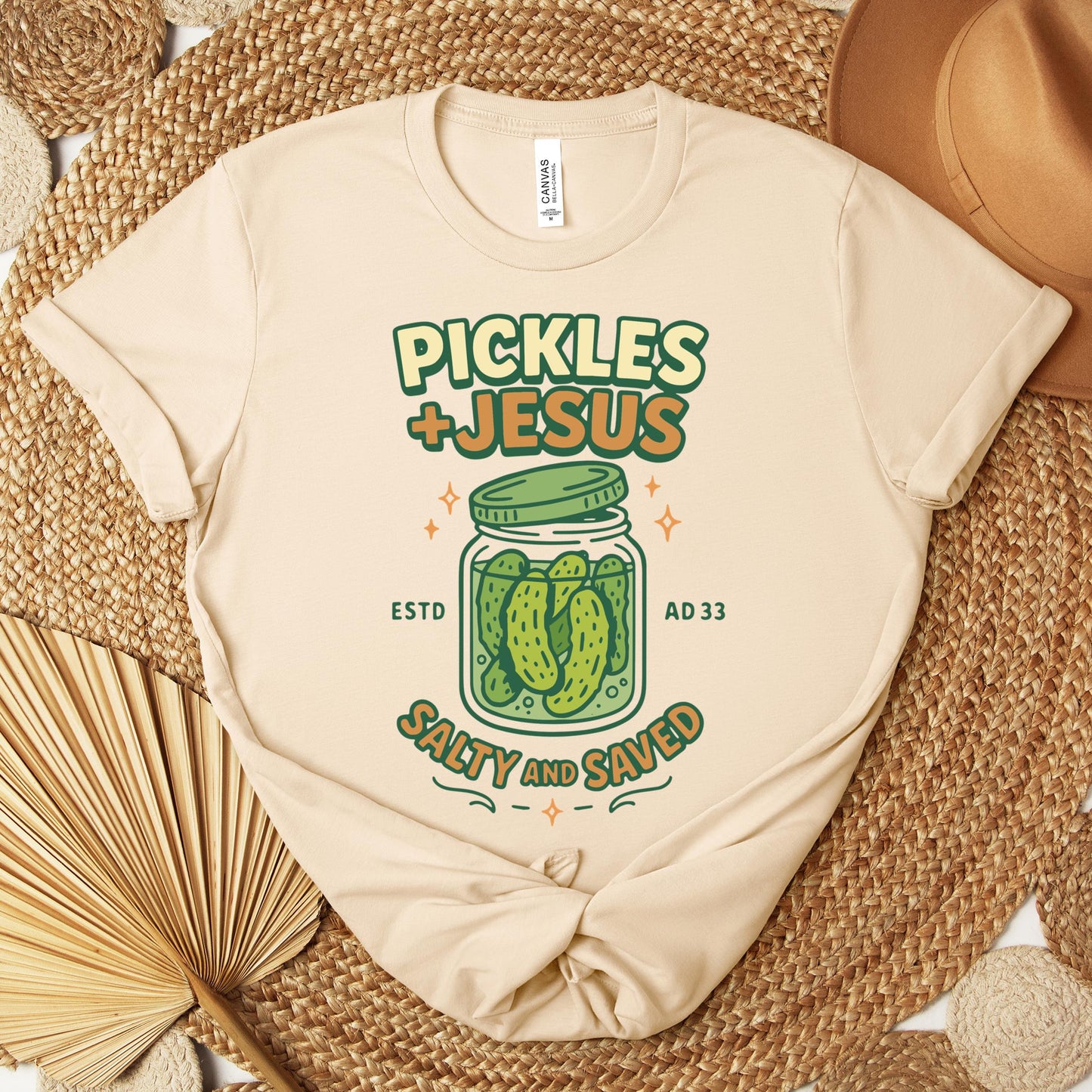 Pickles Jesus Salty And Saved Premium