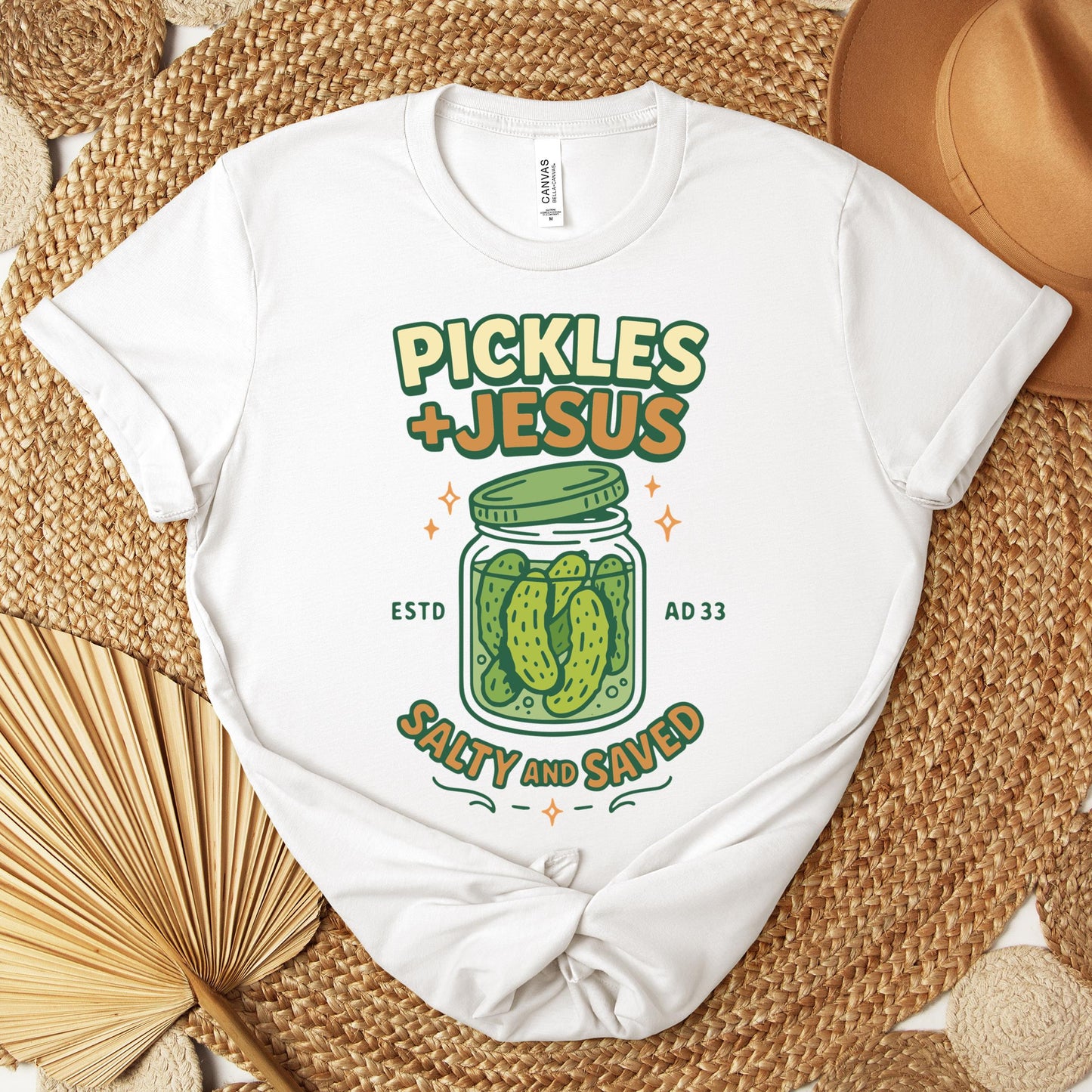 Pickles Jesus Salty And Saved Premium