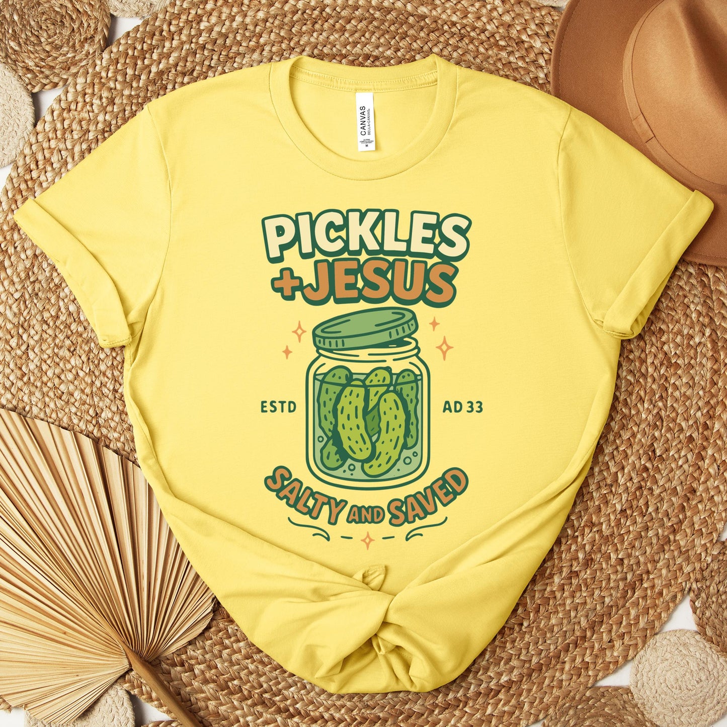 Pickles Jesus Salty And Saved Premium