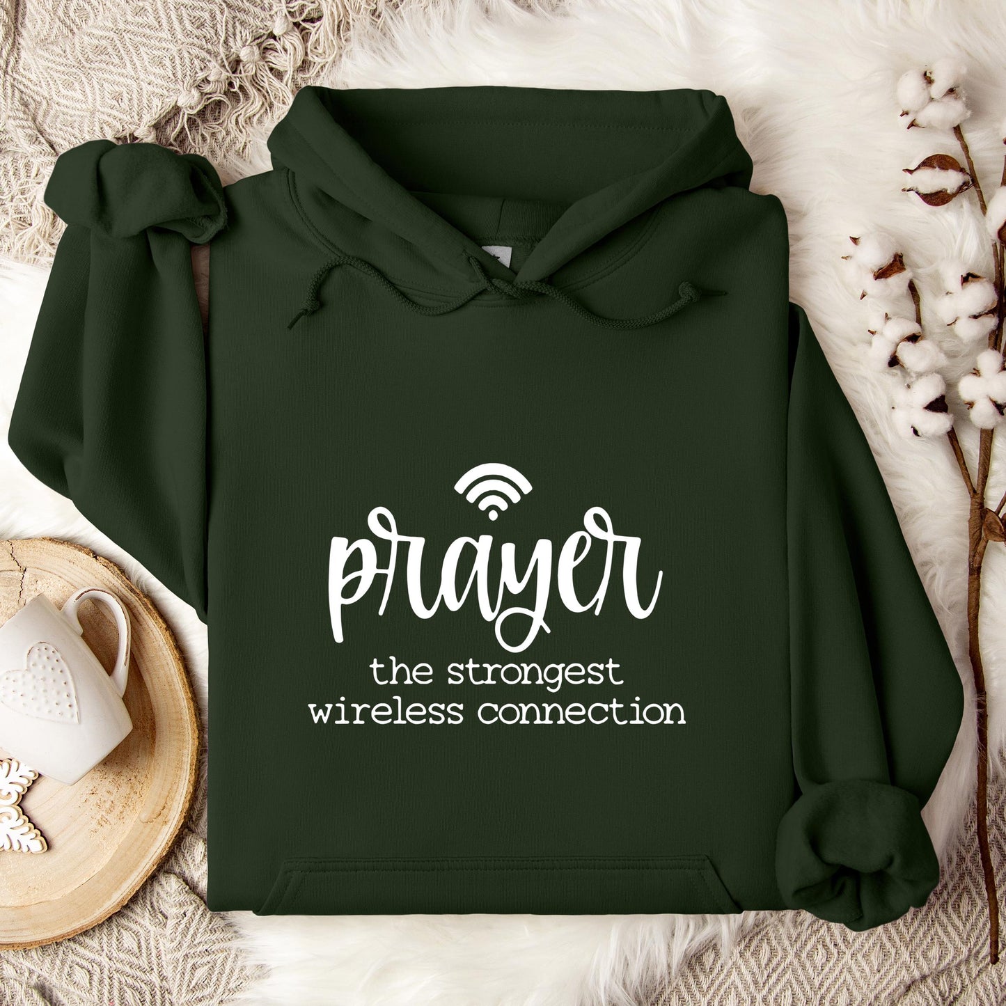 Prayer The Strongest Wireless Connection Hoodie