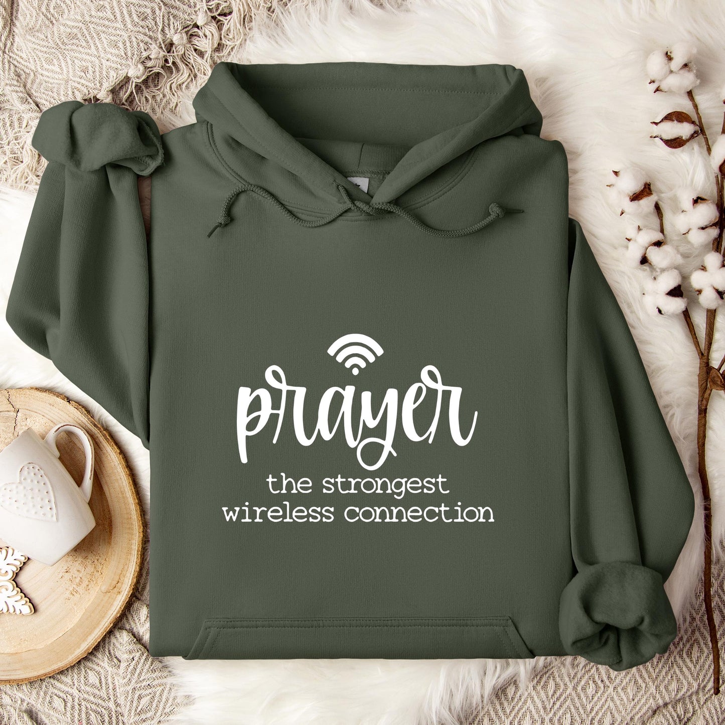 Prayer The Strongest Wireless Connection Hoodie