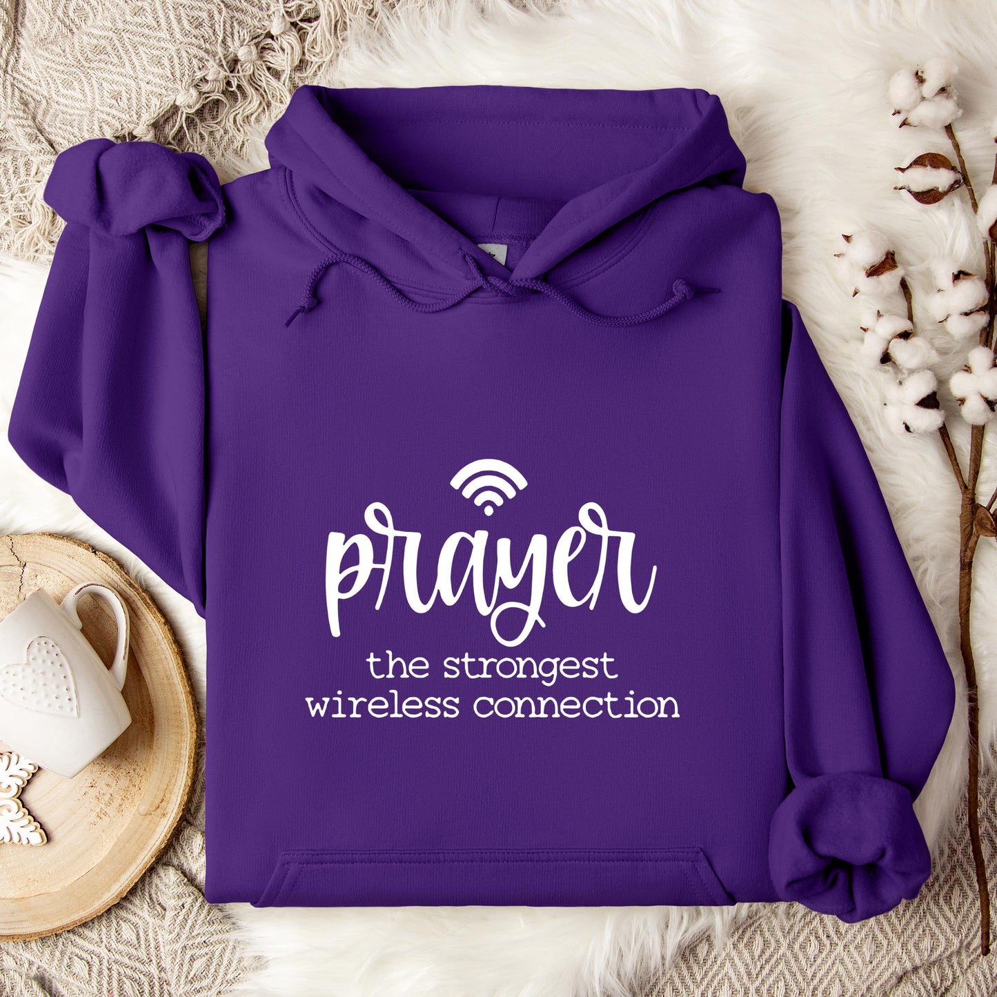 Prayer The Strongest Wireless Connection Hoodie