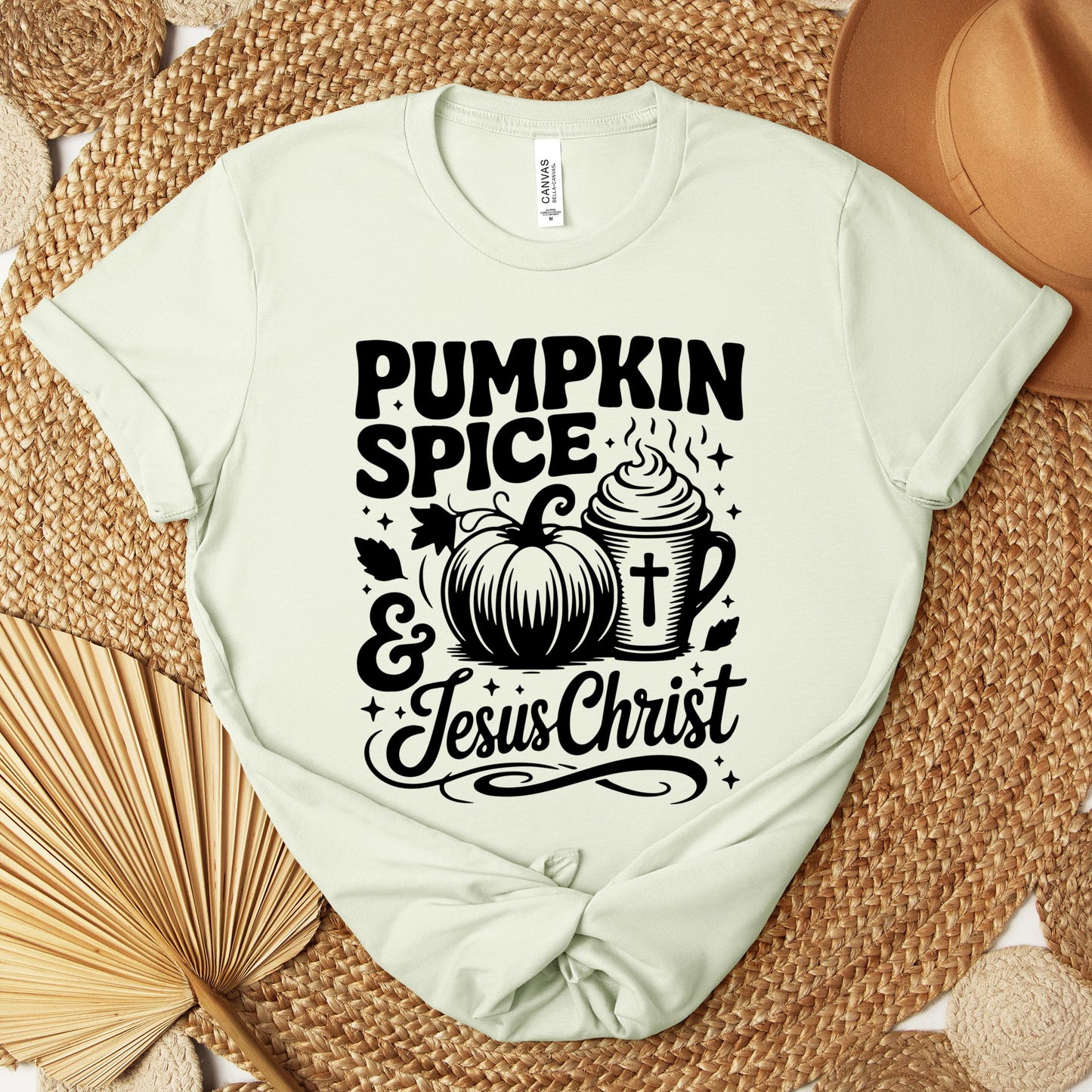 Pumpkin Spice And Jesus Christ 03 Premium T-shirt