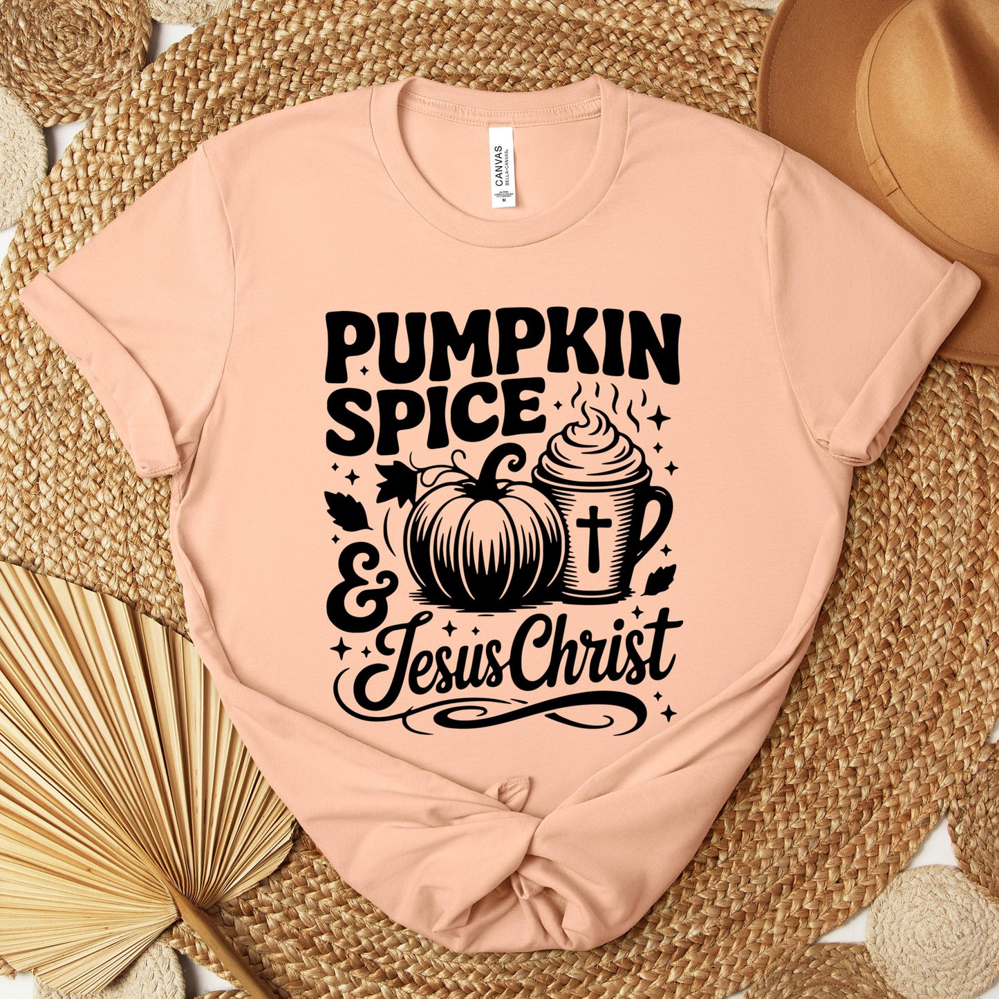 Pumpkin Spice And Jesus Christ 03 Premium T-shirt