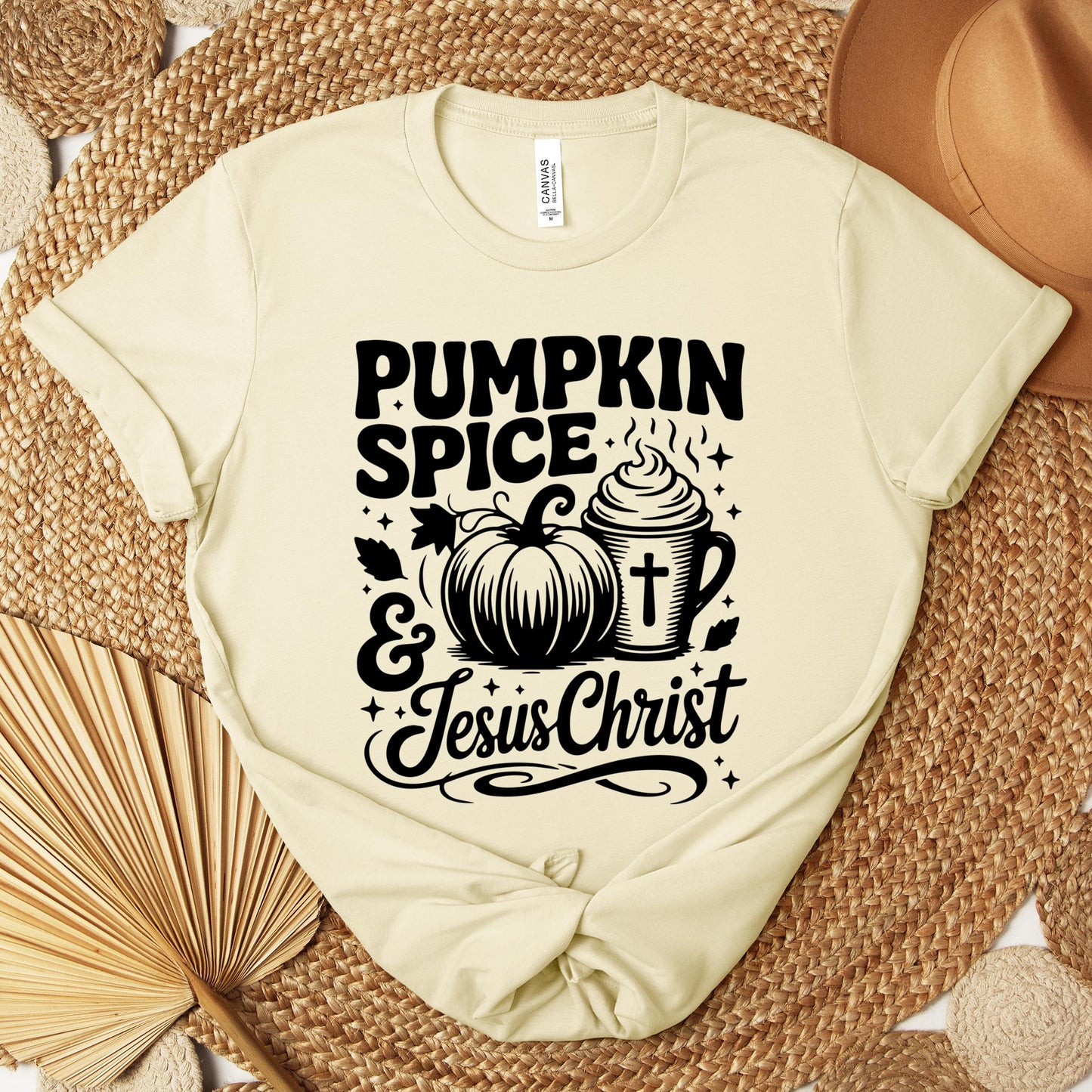 Pumpkin Spice And Jesus Christ 03 Premium T-shirt