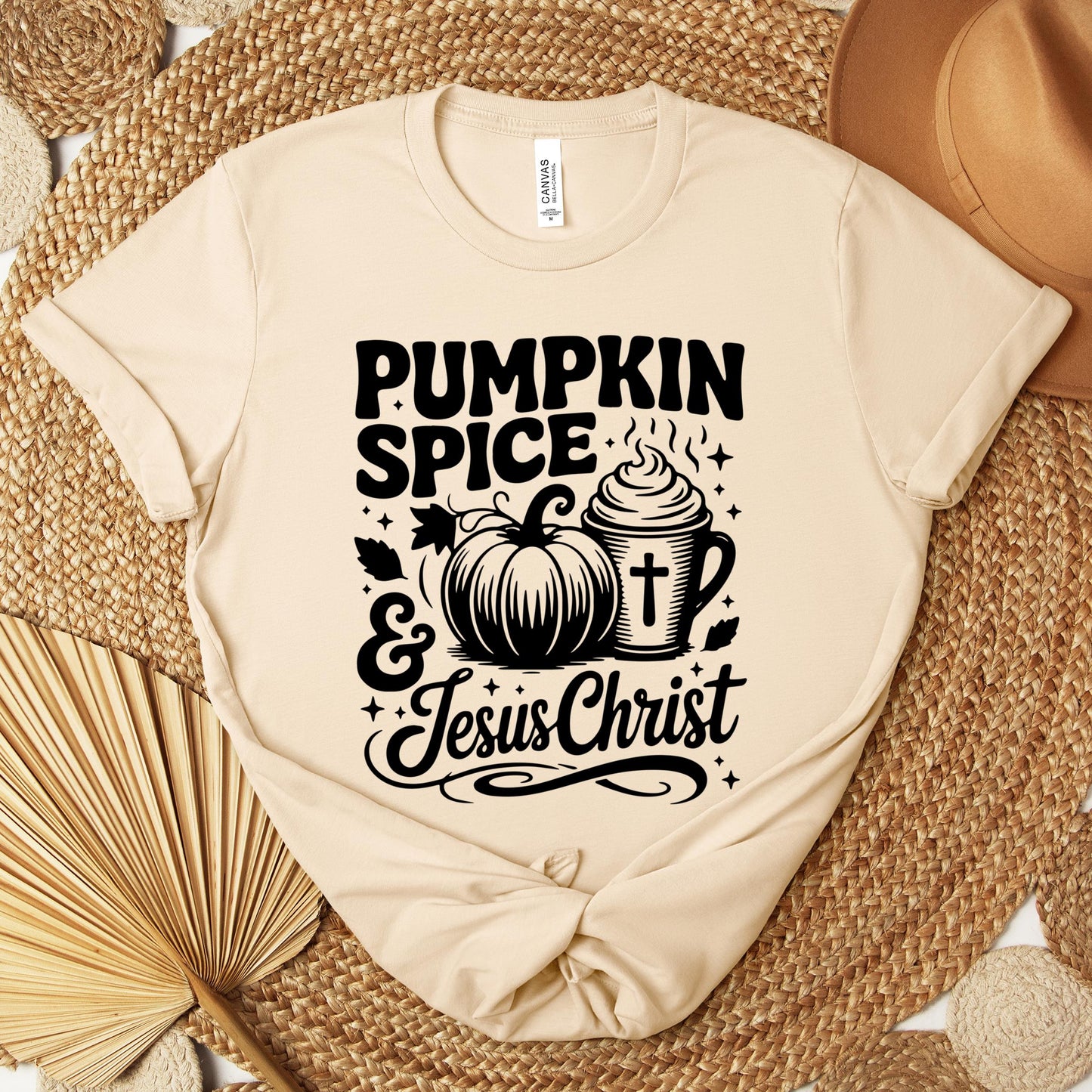 Pumpkin Spice And Jesus Christ 03 Premium T-shirt