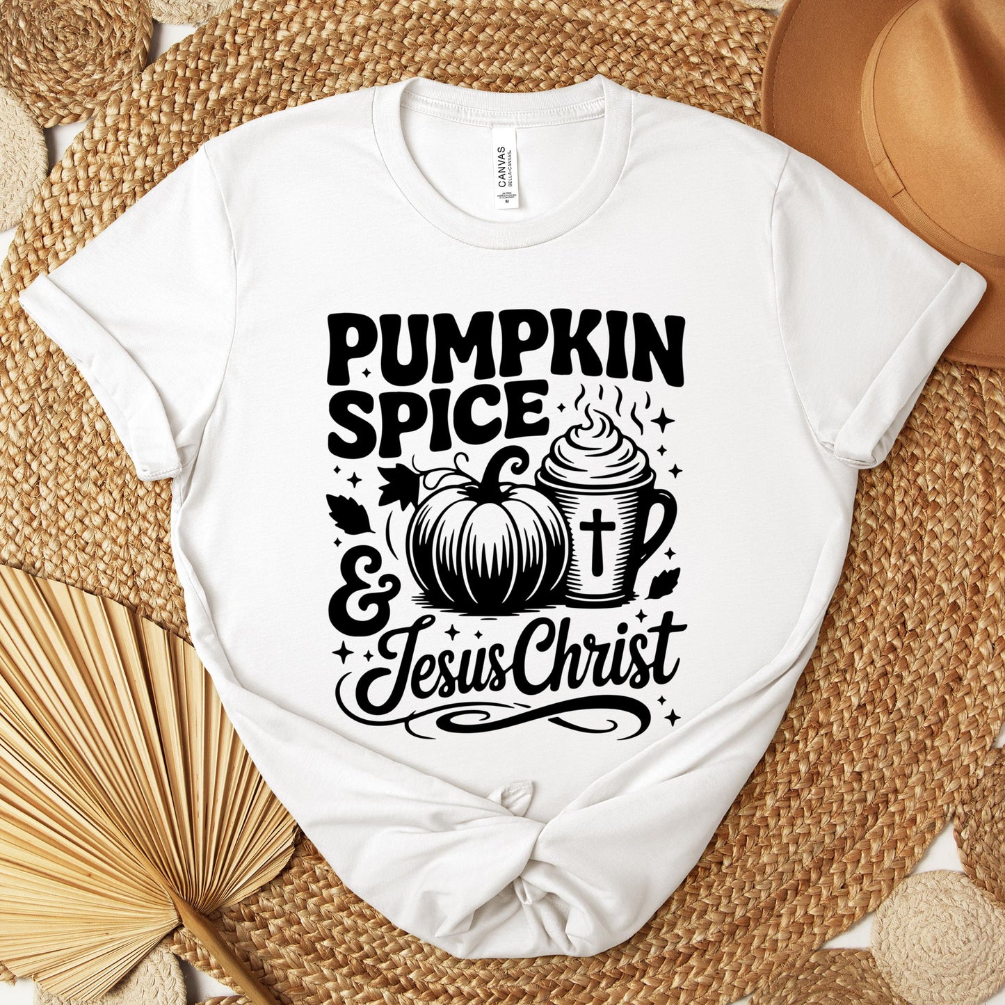 Pumpkin Spice And Jesus Christ 03 Premium T-shirt
