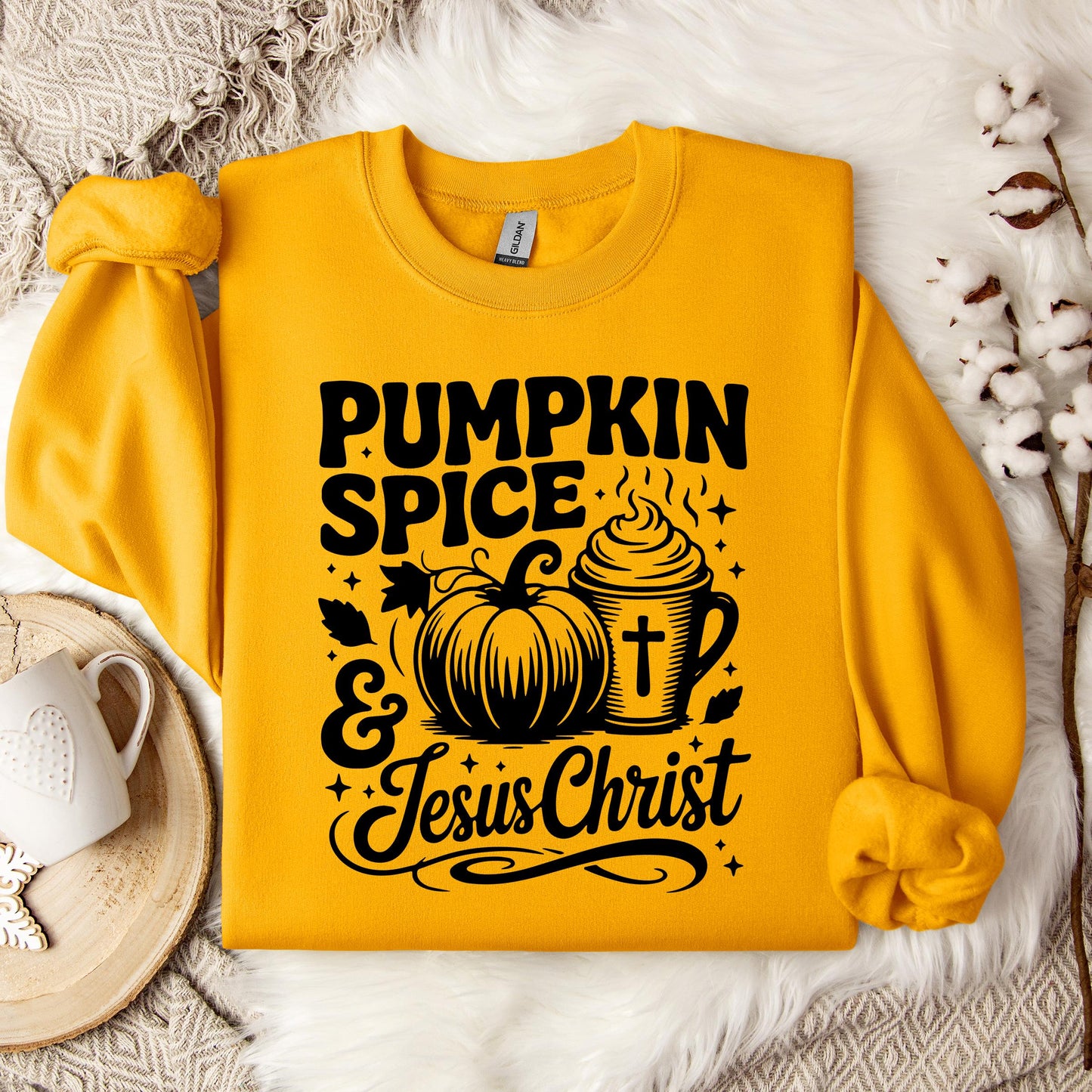 Pumpkin Spice And Jesus Christ 03 Sweatshirt