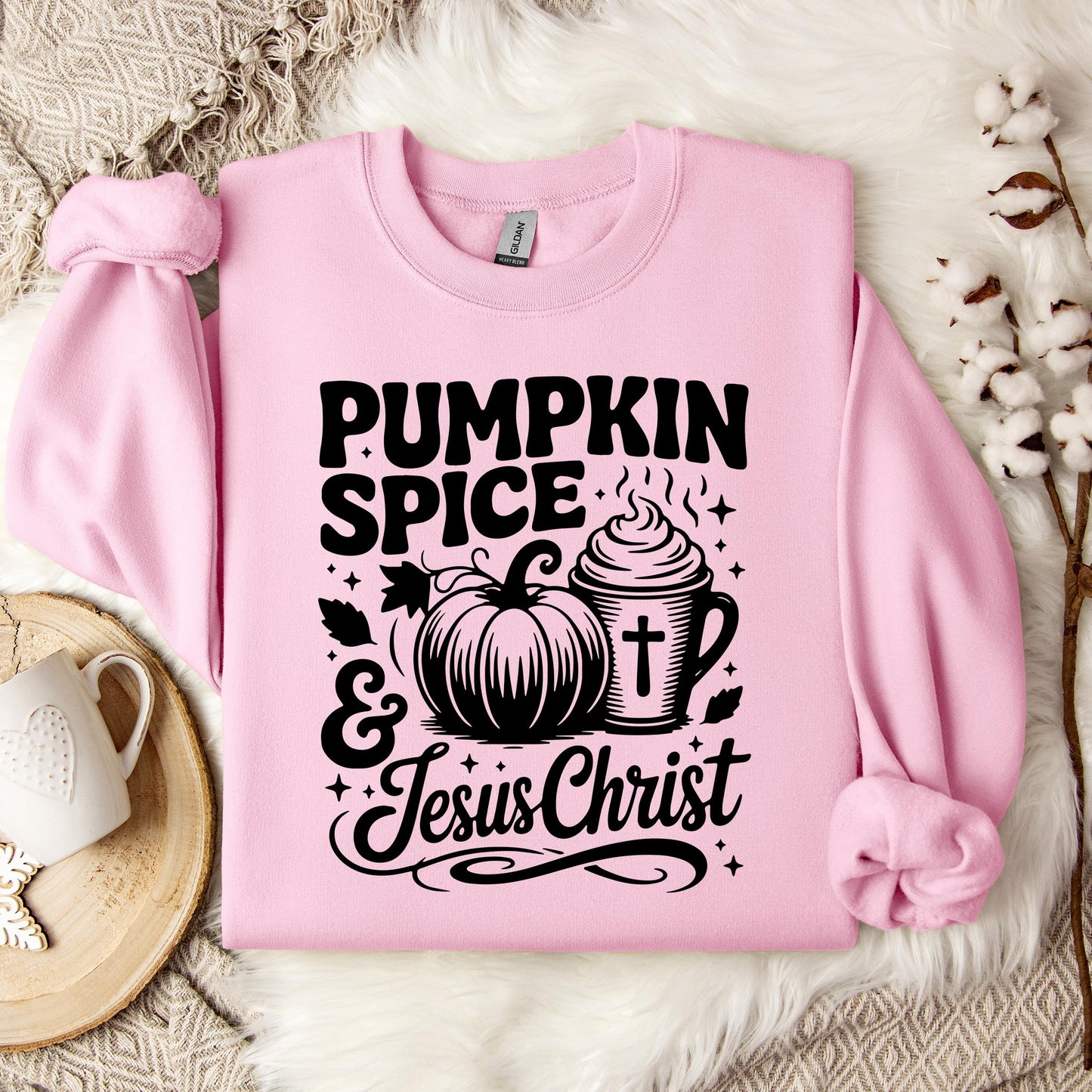 Pumpkin Spice And Jesus Christ 03 Sweatshirt