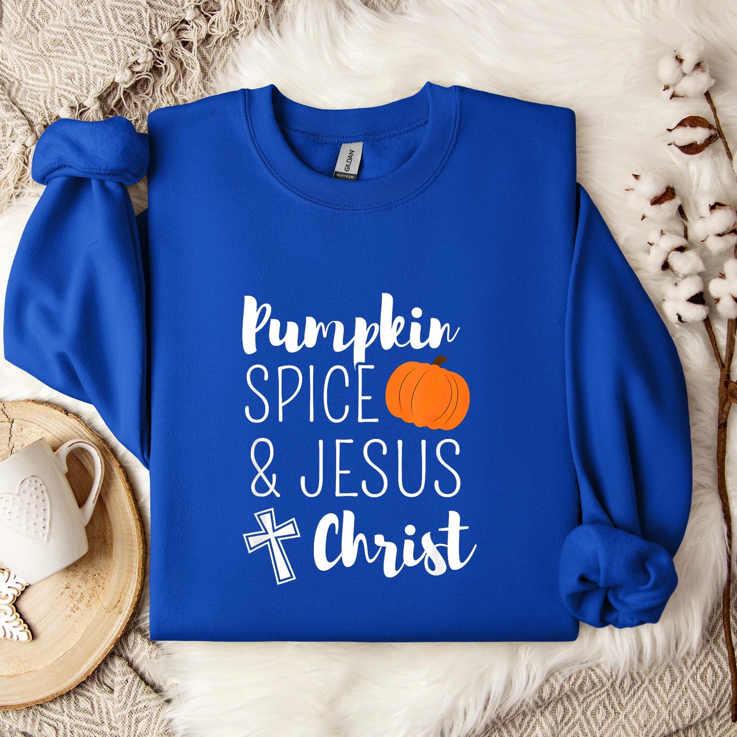Pumpkin Spice And Jesus Christ Sweatshirt