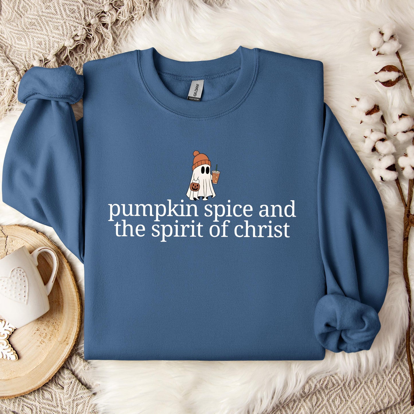 Pumpkin Spice And The Spirit Of Christ Sweatshirt