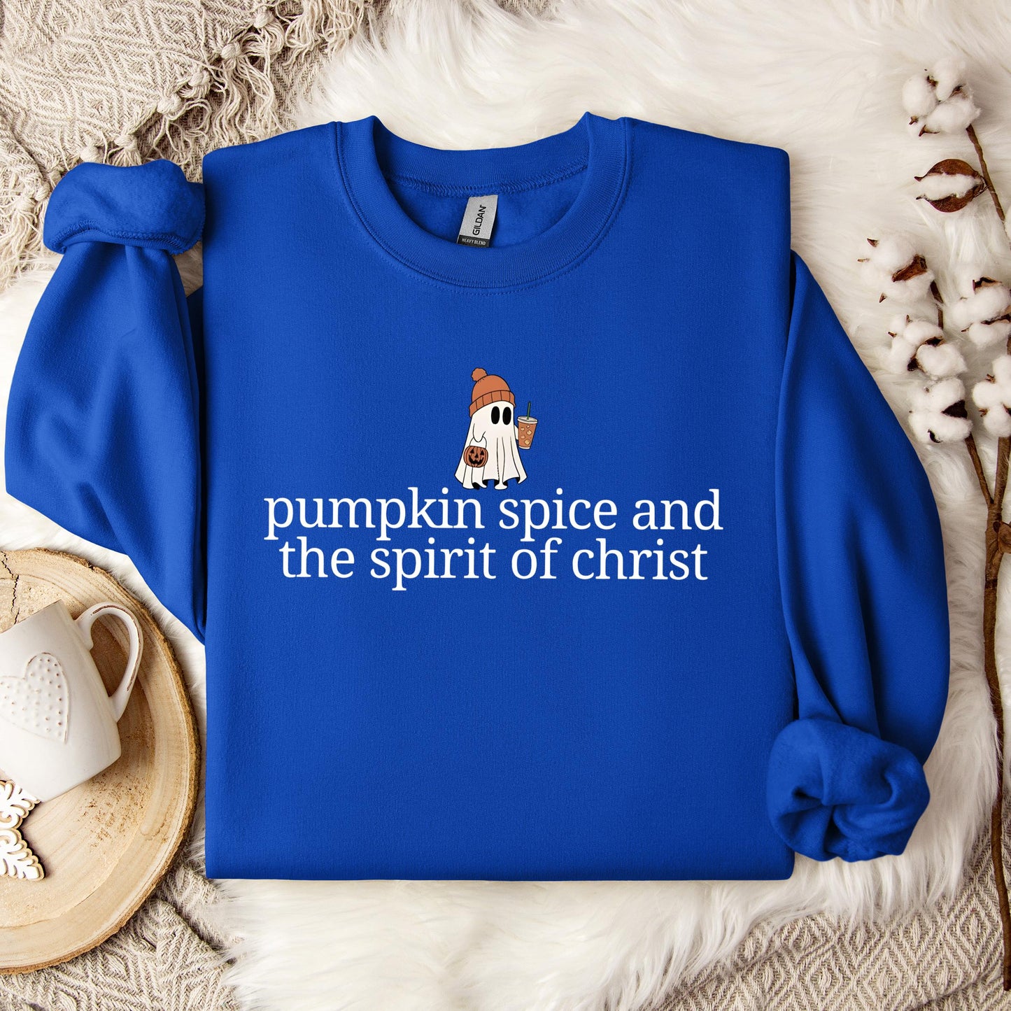 Pumpkin Spice And The Spirit Of Christ Sweatshirt
