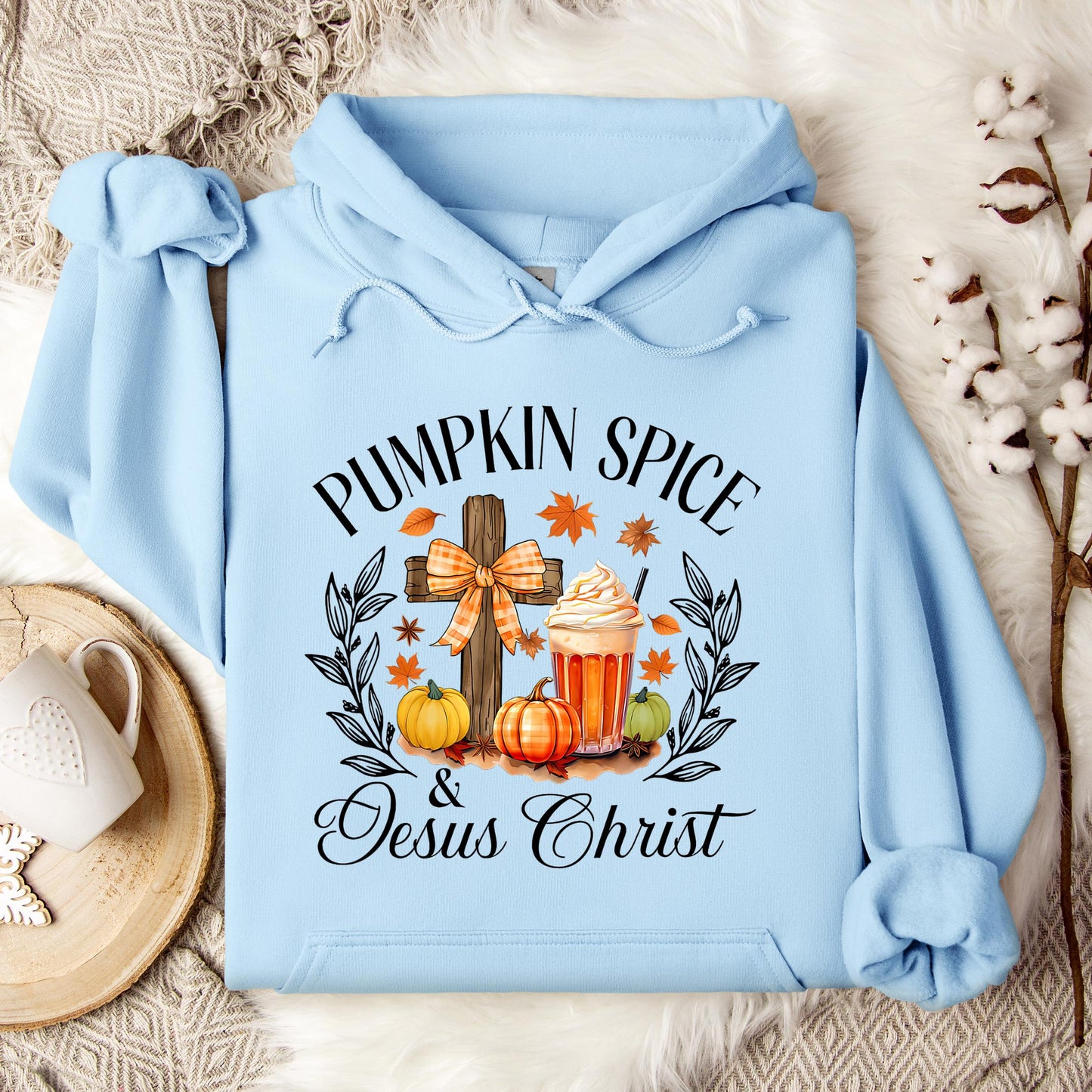 Pumpkin Spice & Jesus Christ 04 Hoodie