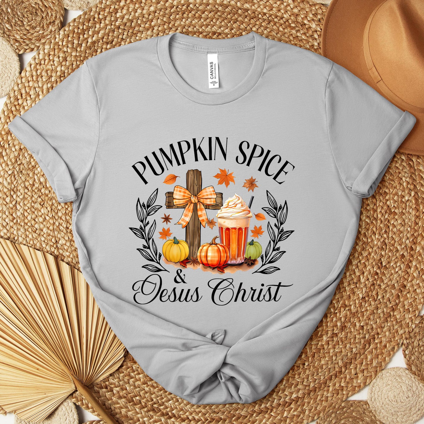 Pumpkin Spice & Jesus Christ 04 Premium T-shirt