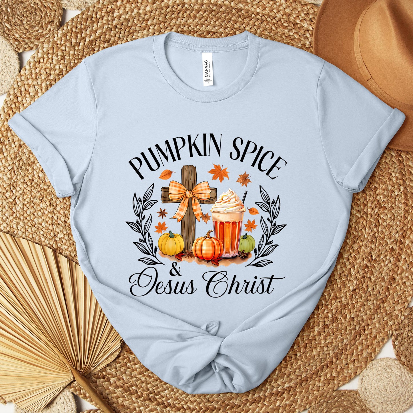Pumpkin Spice & Jesus Christ 04 Premium T-shirt
