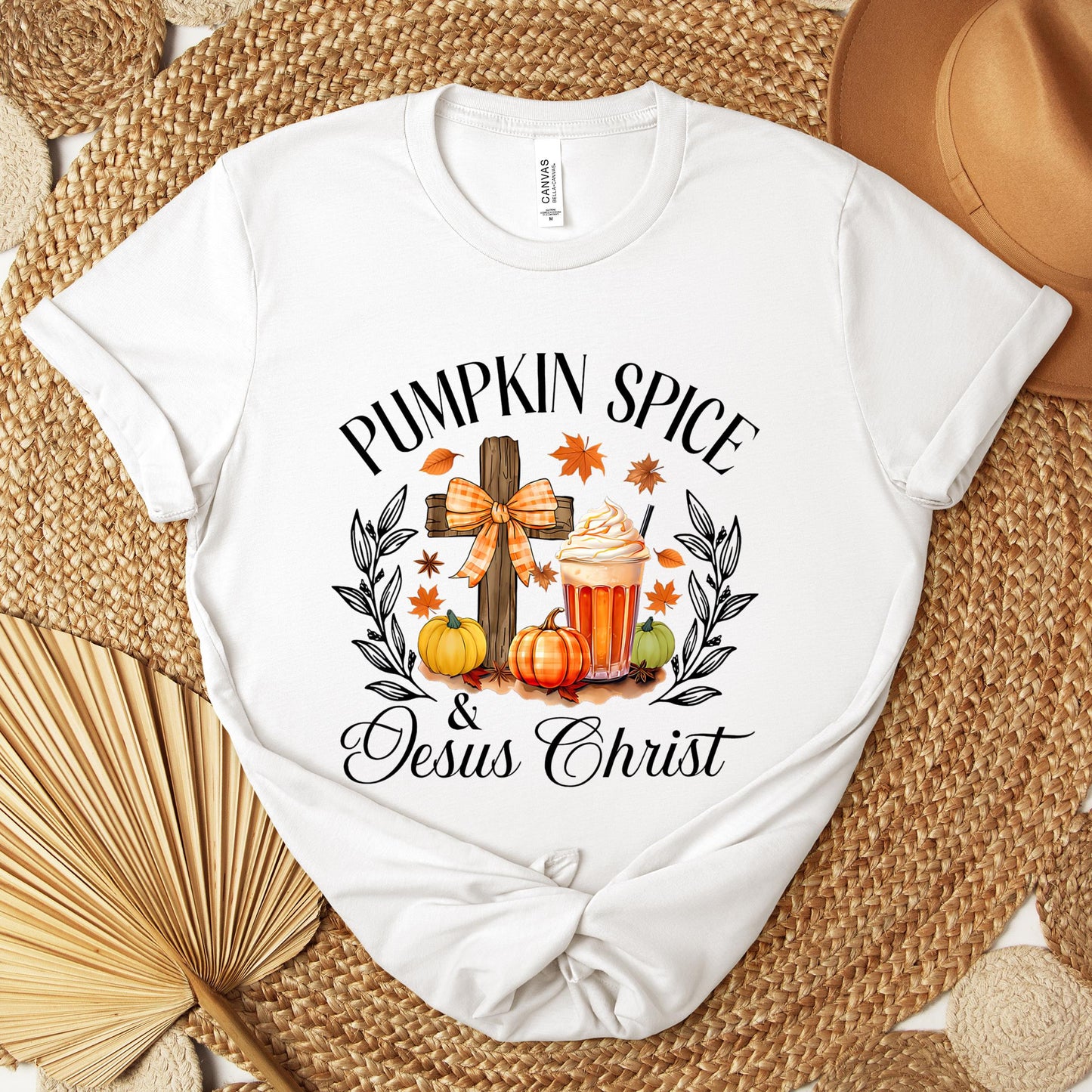 Pumpkin Spice & Jesus Christ 04 Premium T-shirt
