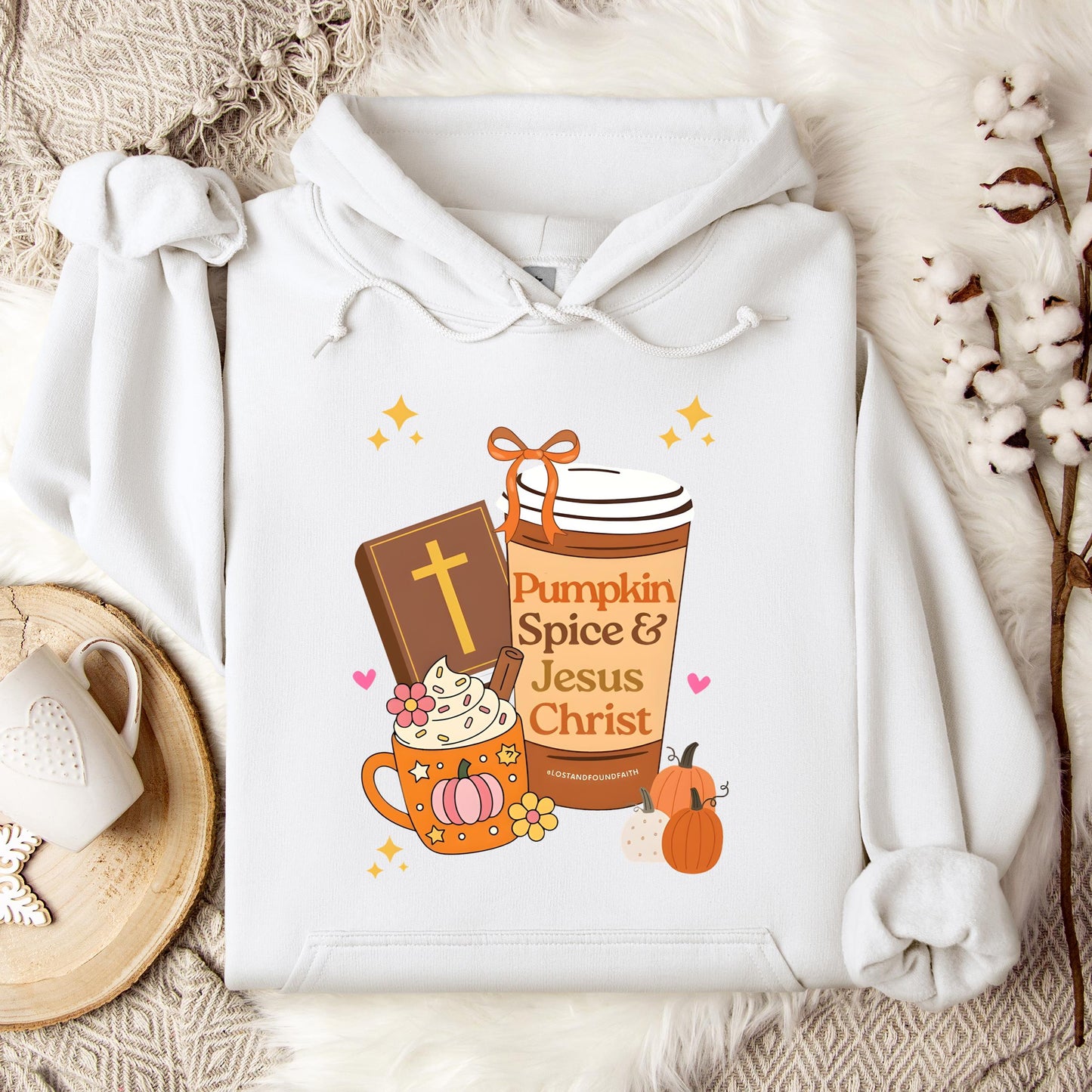 Pumpkin Spice & Jesus Christ 05 Hoodie