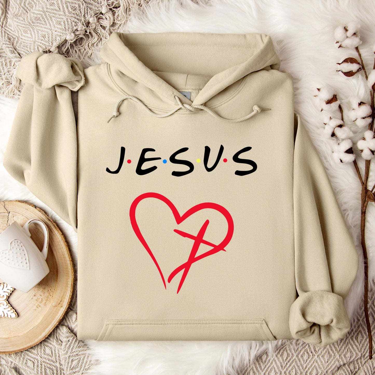 Religious Jesus Heart Hoodie