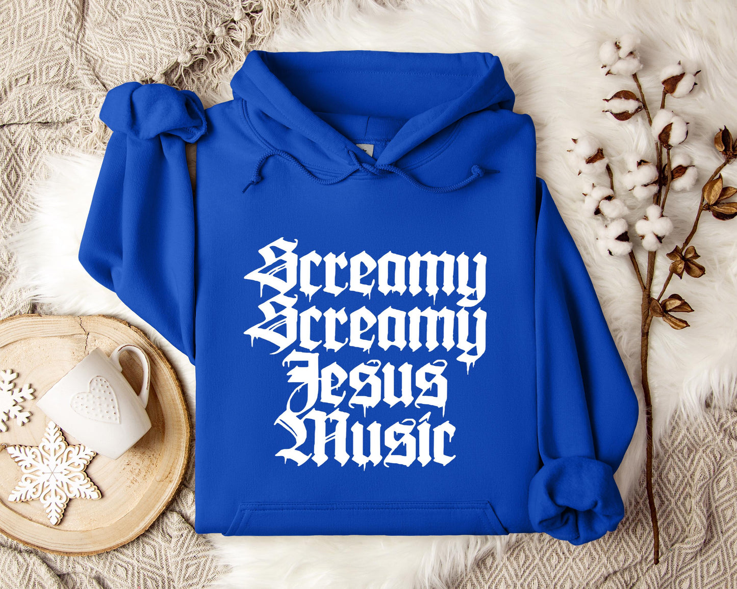 Screamy Jesus Music Hoodie