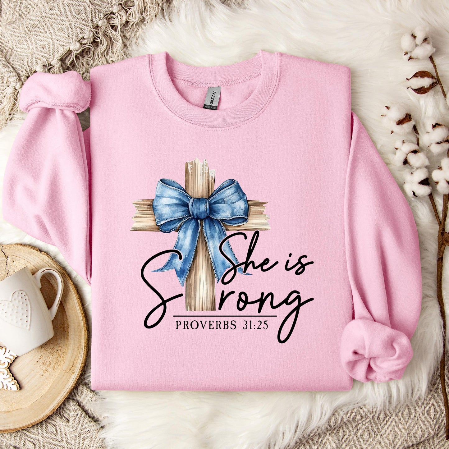 She Is Strong Proverb 31.25 Sweatshirt