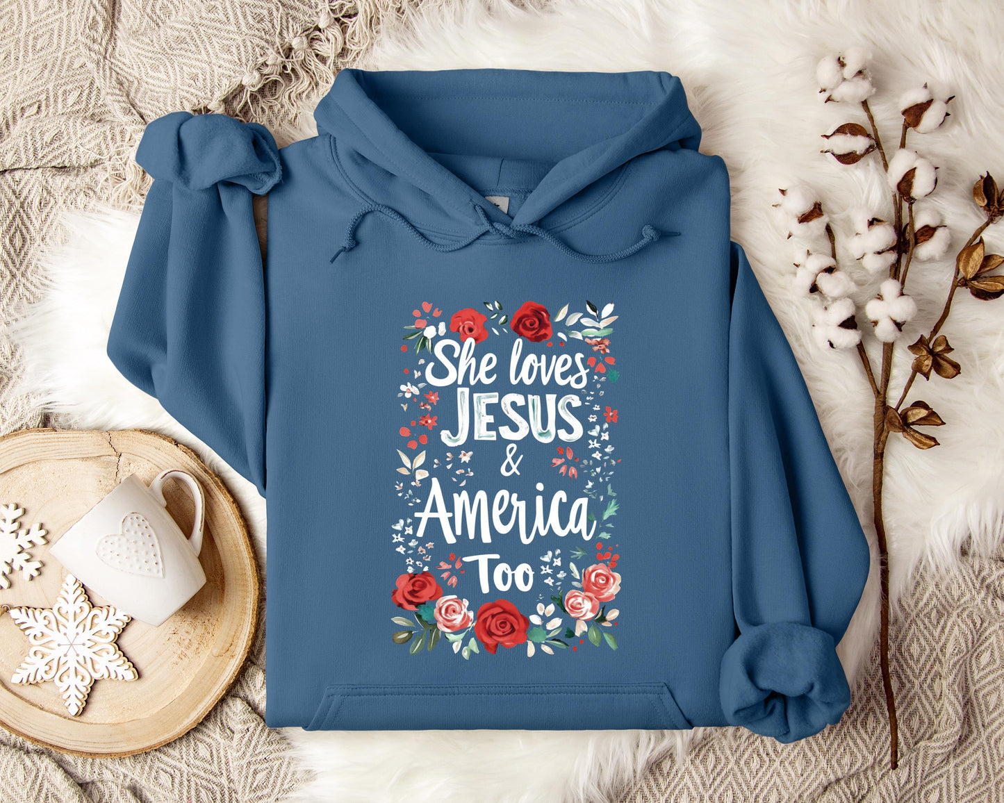She Loves Jesus And America Too 01 Hoodie