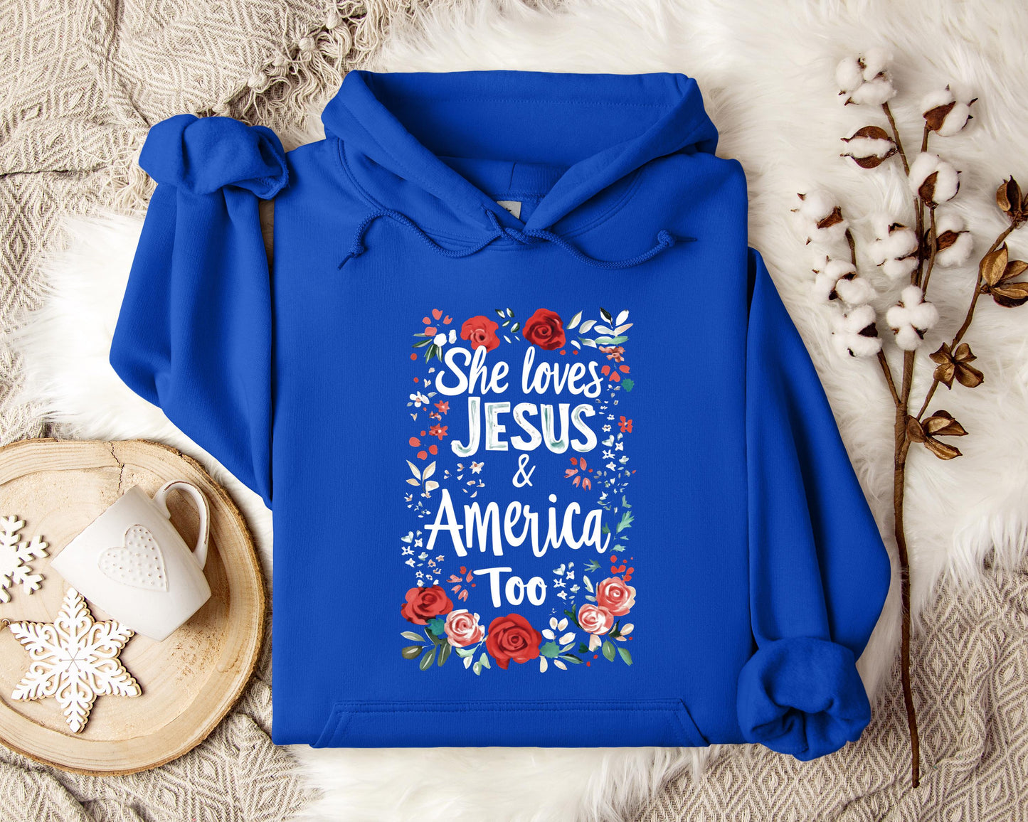 She Loves Jesus And America Too 01 Hoodie