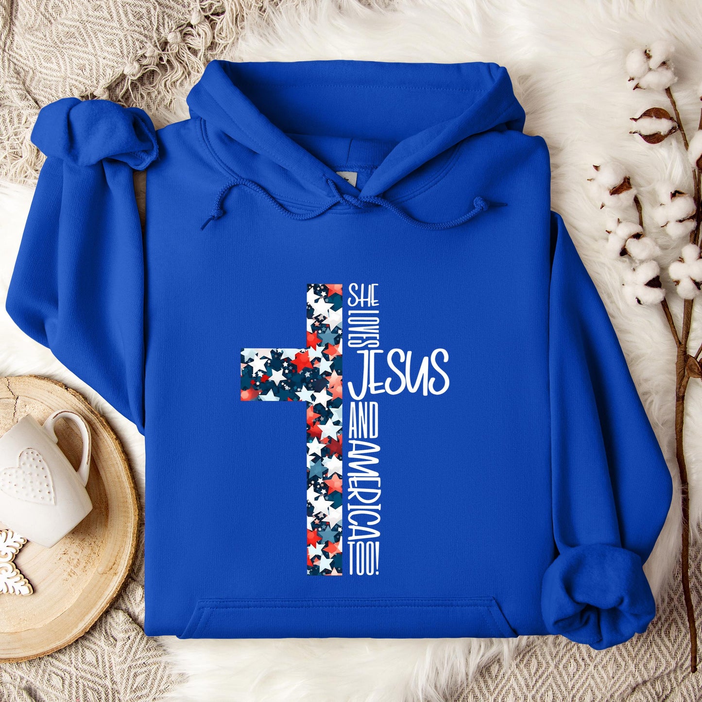 She Loves Jesus And America Too 03 Hoodie