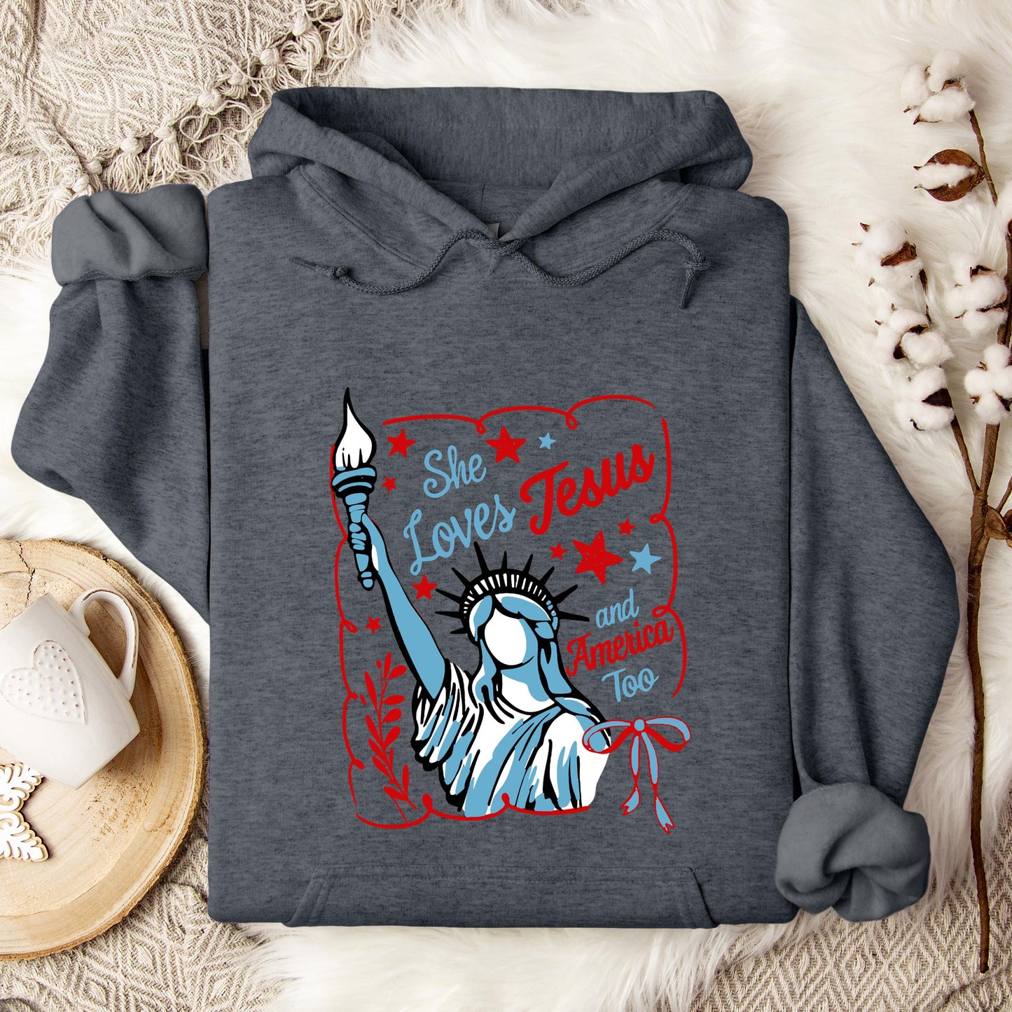 She Loves Jesus And America Too 05 Hoodie