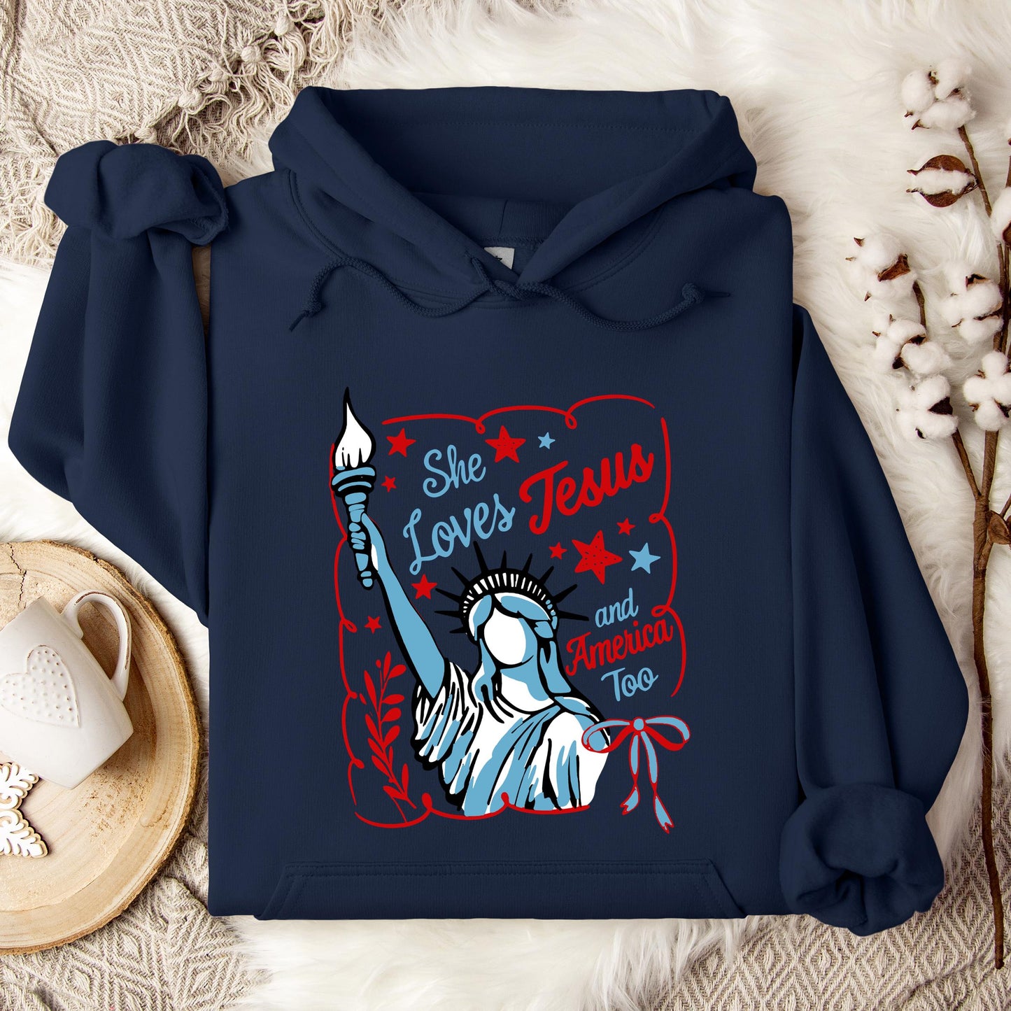She Loves Jesus And America Too 05 Hoodie