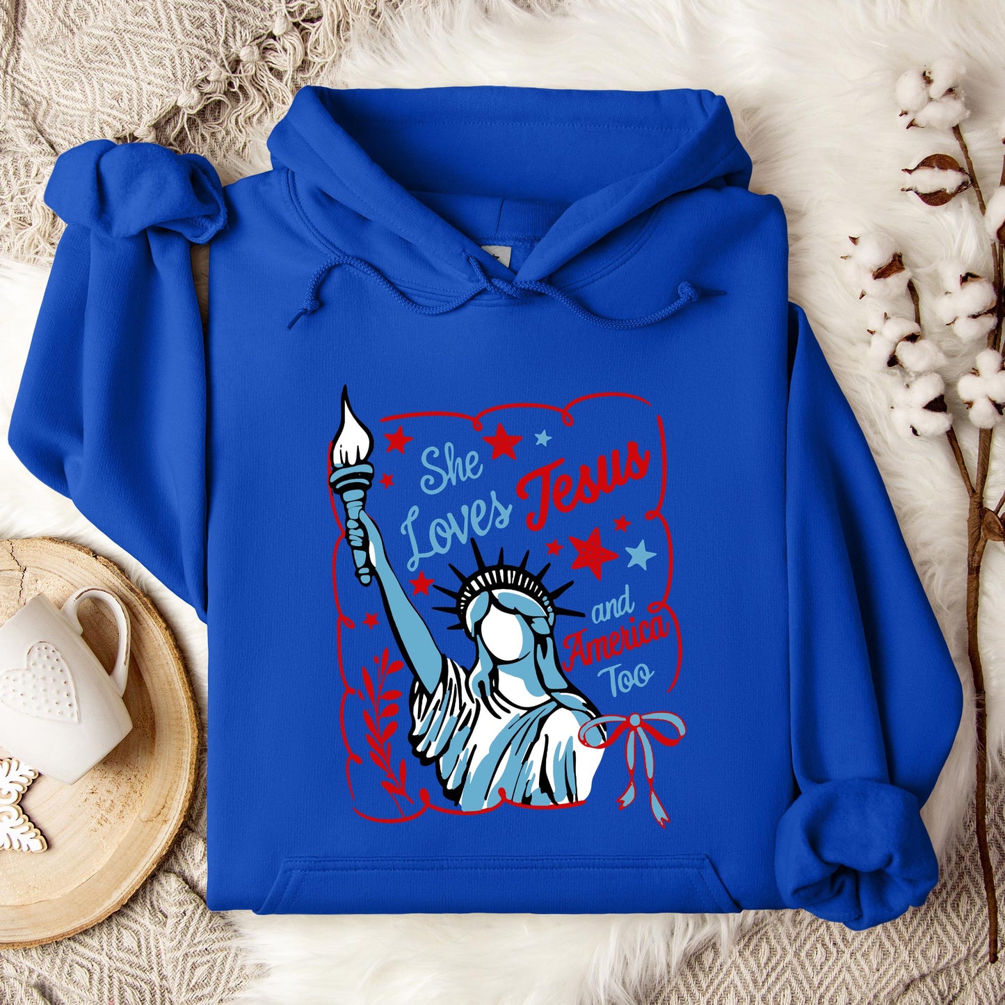 She Loves Jesus And America Too 05 Hoodie