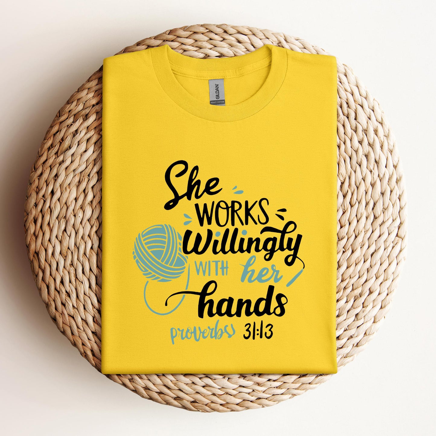 She Works Willingly With Her Hands Proverbs 31.13