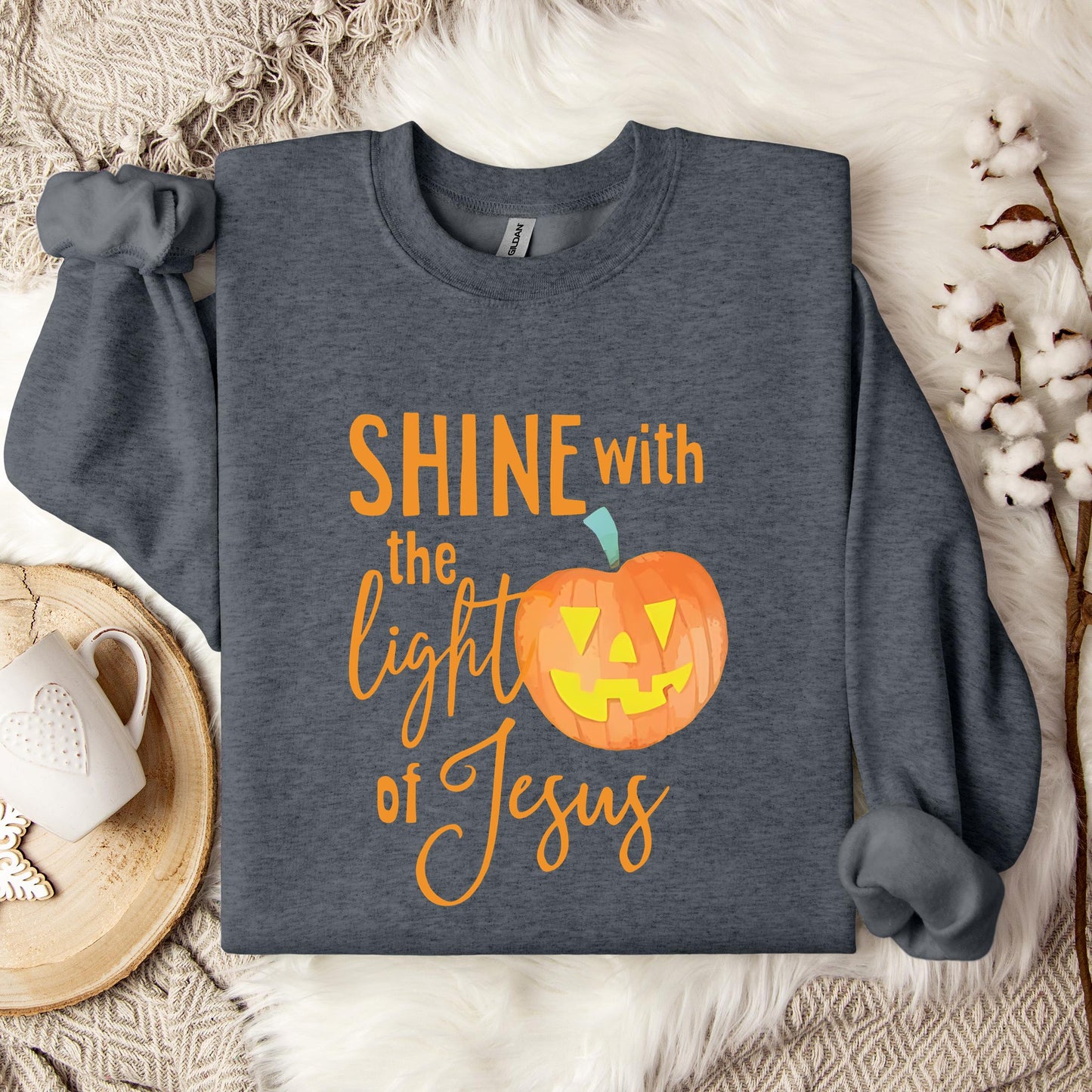 Shine With The Light Of Jesus Sweatshirt