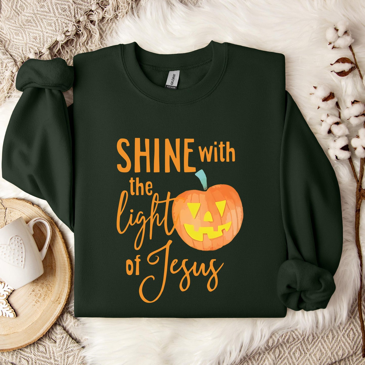 Shine With The Light Of Jesus Sweatshirt