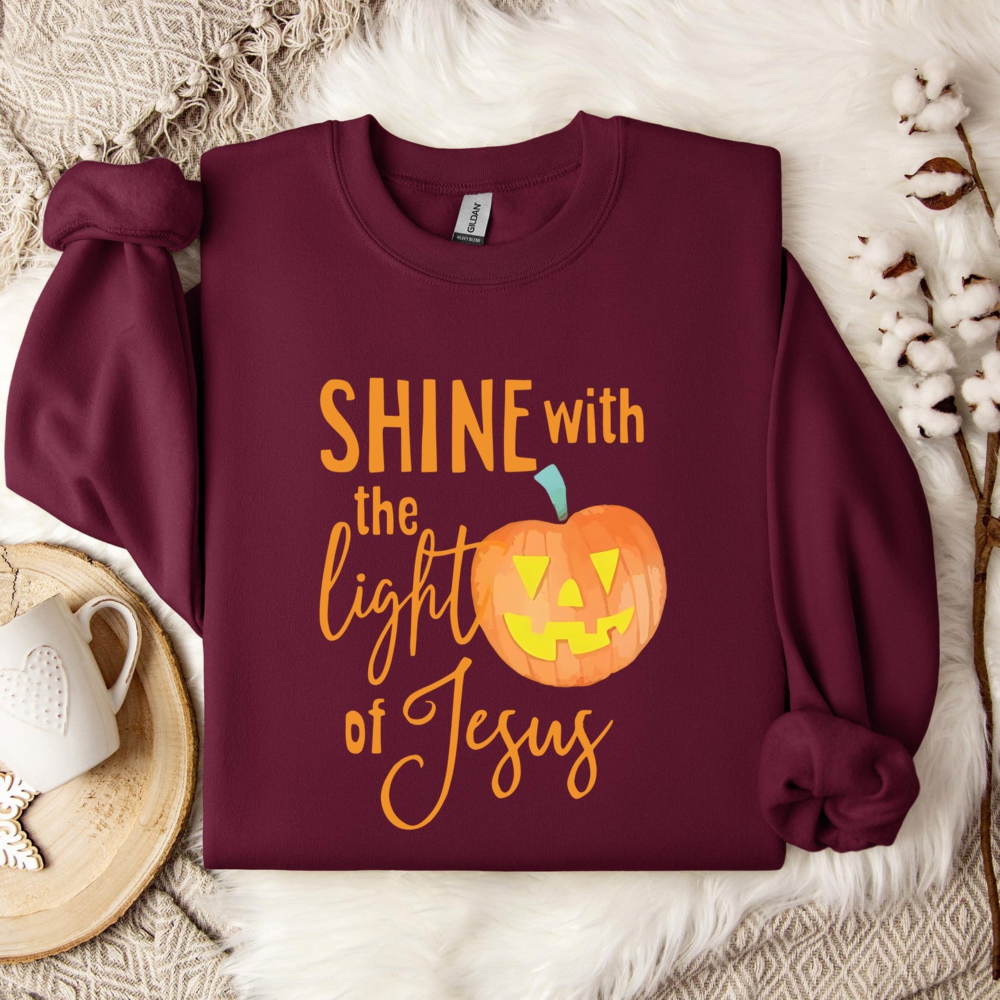Shine With The Light Of Jesus Sweatshirt